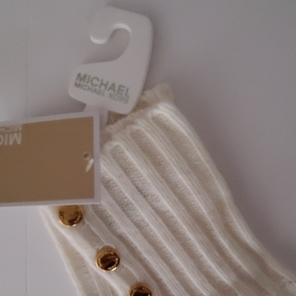 🆕 Michael Kors Button Ribbed Knit Gloves - Picture 4 of 6